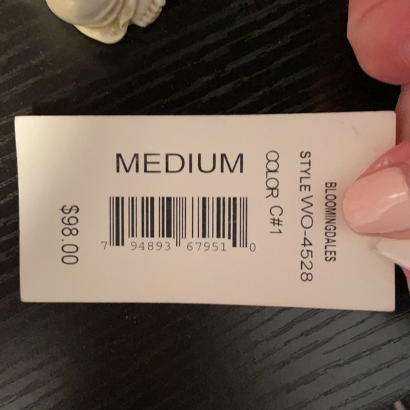 Aqua Black Dress With Leather Trim - Picture 3 of 3